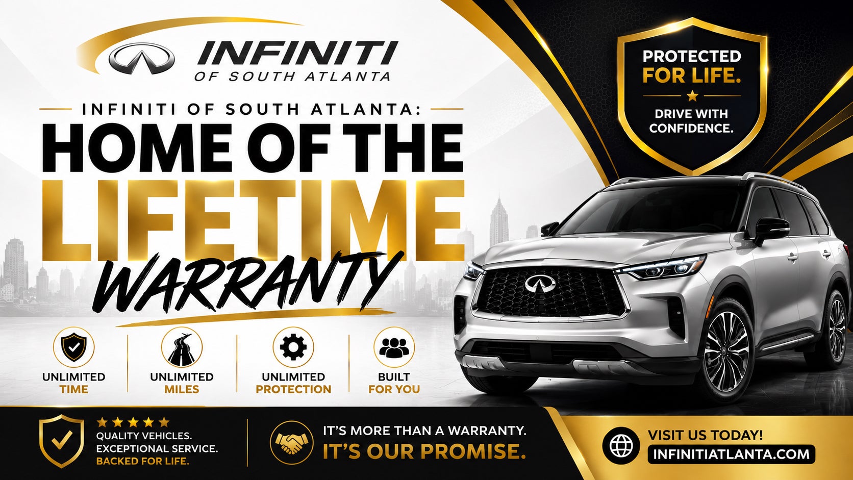 Infiniti of South Atlanta - Home of the Lifetime Warranty